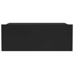 VidaXL 2x Nachtkastje Zwevend Spaanplaat Zwart Wandplank Nachttafeltje Tafel -Slaap Zone 0672ed8e3109445baa3940462db3dc38