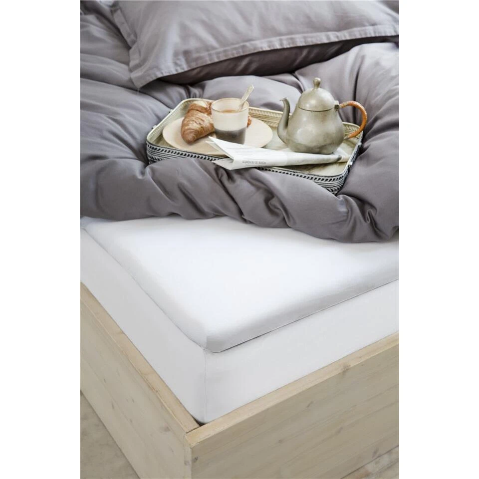 Walra - Molton Cotton Cover - 140x200 Cm - Wit 6 Walra - Molton Cotton Cover - 140x200 Cm - Wit - Afbeelding 4