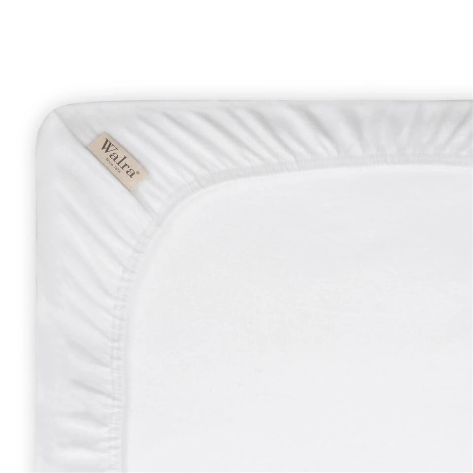 Walra - Molton Cotton Cover Topper - 140x200 Cm - Wit 4 Walra - Molton Cotton Cover Topper - 140x200 Cm - Wit - Afbeelding 2