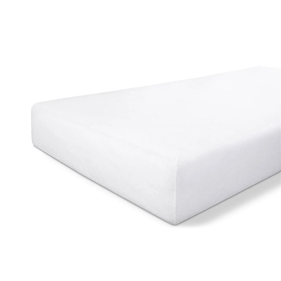 Walra - Molton Cotton Cover - 90x220 Cm - Wit 3 Walra - Molton Cotton Cover - 90x220 Cm - Wit