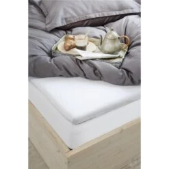 Walra - Molton Cotton Cover - 160x220 Cm - Wit -Slaap Zone 1000018451 0103