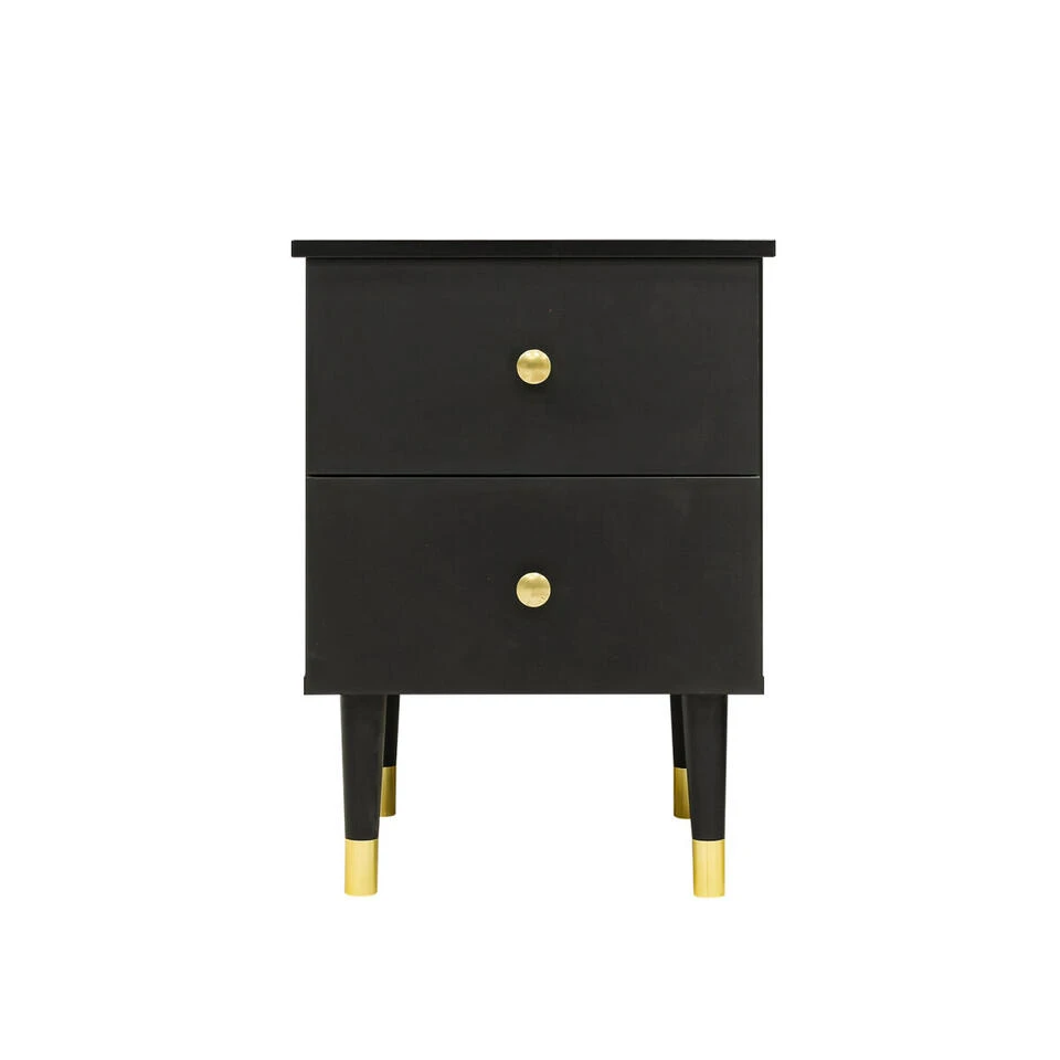 Bopita Cloë Nachtkastje - Mat Zwart 4 Bopita Cloë Nachtkastje - Mat Zwart - Afbeelding 2