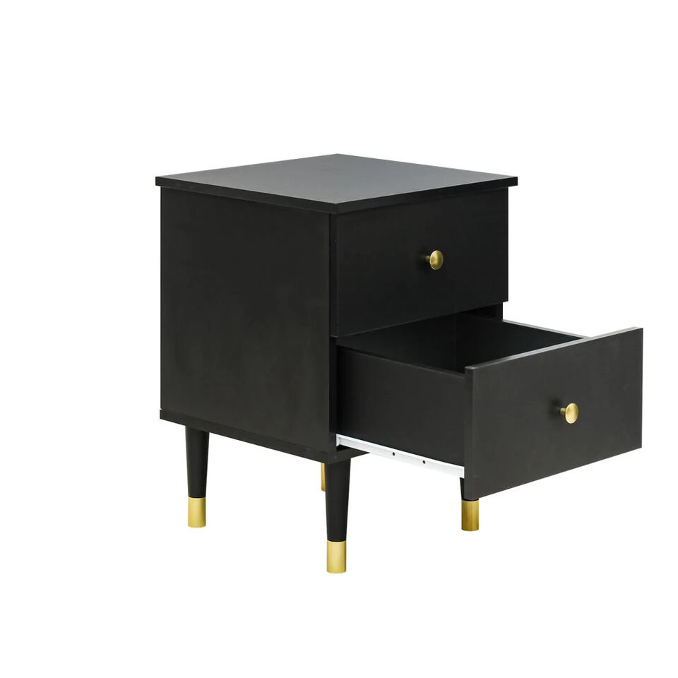 Bopita Cloë Nachtkastje - Mat Zwart 6 Bopita Cloë Nachtkastje - Mat Zwart - Afbeelding 4