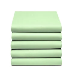 Damai Hoeslaken Double Jersey - 180x220cm Of 200x200cm - - Lichtgroen -Slaap Zone 1000030459 0102
