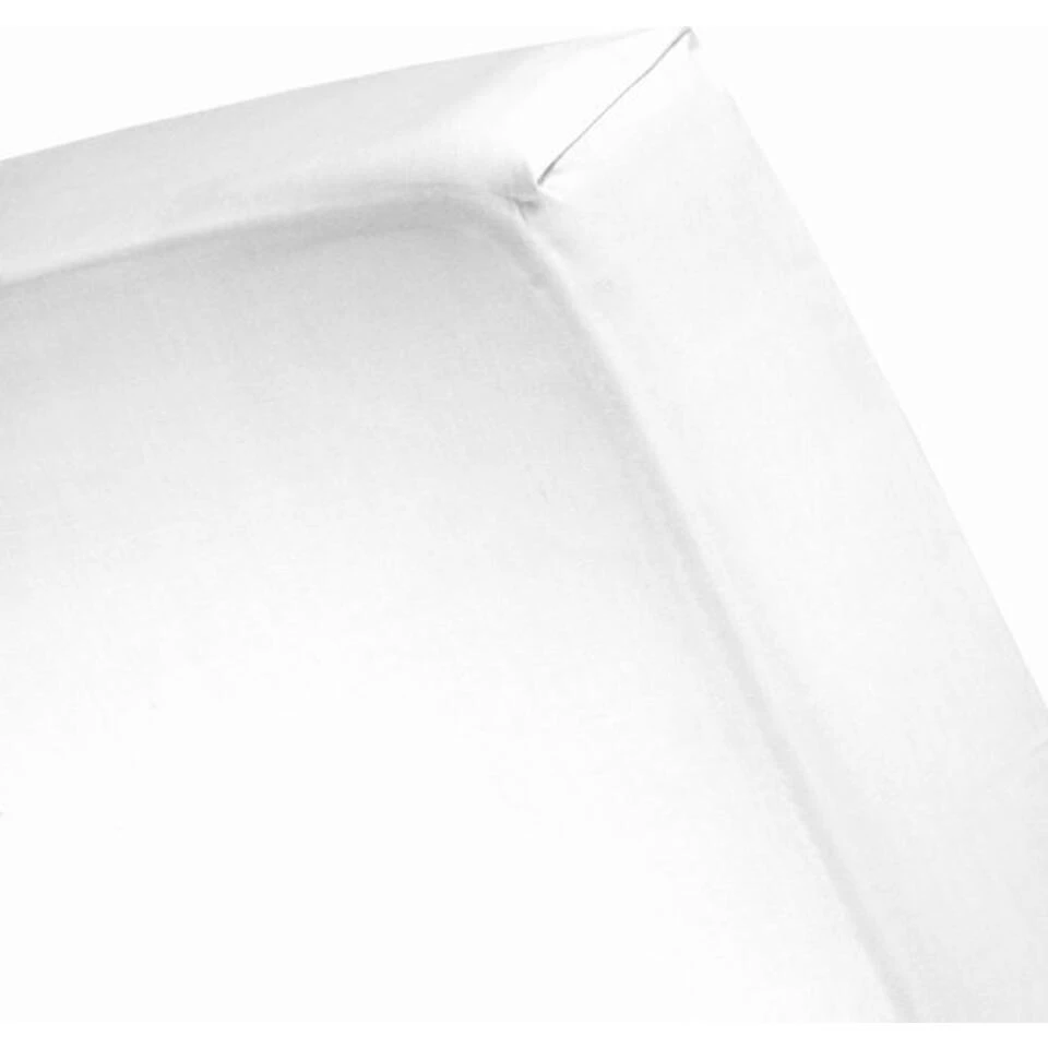 Cinderella Sundays - Hoeslaken (tot 25 Cm) - Satijn - 90x220 Cm - White 5 Cinderella Sundays - Hoeslaken (tot 25 Cm) - Satijn - 90x220 Cm - White - Afbeelding 3