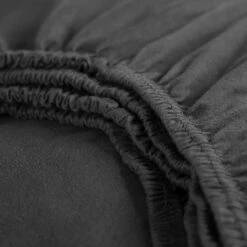 Cinderella - Hoeslaken (tot 25 Cm) - Jersey - 140x210/220 - Anthracite -Slaap Zone 1000036493 0102