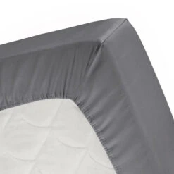 Cinderella Hoeslaken - Tot 25cm Matrasdikte - Jersey - 80/90x200 Cm - Antraciet -Slaap Zone 1000036531 0101