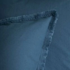 Matt & Rose Set Kussenslopen Blauw - 65 X 65 Cm - Gewassen Katoen -Slaap Zone 1000038496 0102