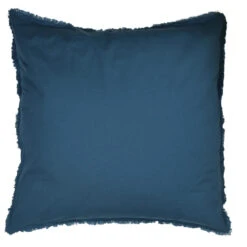 Matt & Rose Set Kussenslopen Blauw - 65 X 65 Cm - Gewassen Katoen