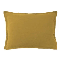 Matt & Rose Set Kussenslopen Saffraan - 50 X 70 Cm - 100% Linnen