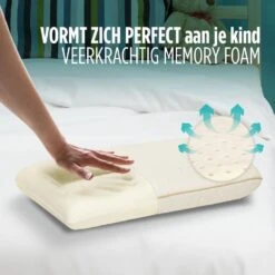 Vitapur MemoDream Kinderkussen - 30x50 Cm -Slaap Zone 1000080652 0111