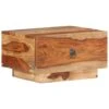 VidaXL Nachtkastje 40x40x25 Cm Massief Sheeshamhout -Slaap Zone 1147256978