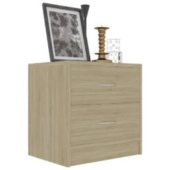 VidaXL Nachtkastjes 2 St 40x30x40 Cm Spaanplaat Sonoma Eikenkleurig -Slaap Zone 1209318731 0102