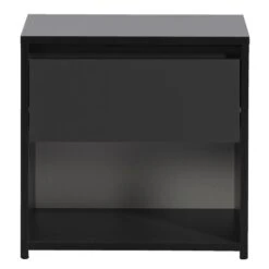 Nachtkastje Lyon - 1 Lade - Zwart