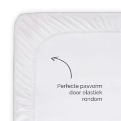 Byrklund - Hoeslaken Jersey - 180x220 Cm - Wit -Slaap Zone 1476915792 0103