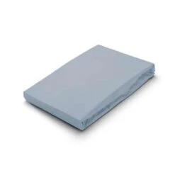 Byrklund - Hoeslaken Katoen - 160x200 Cm - Blauw -Slaap Zone 1564738115 0102