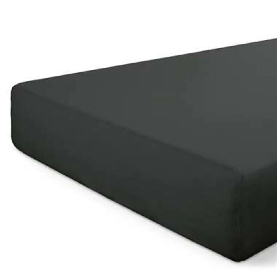 Dindi Home - Hoeslaken Basic Beauty - 180x200 Cm - Zwart 5 Dindi Home - Hoeslaken Basic Beauty - 180x200 Cm - Zwart - Afbeelding 3