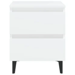 VidaXL Nachtkastje 40x35x50 Cm Bewerkt Hout Wit 8 VidaXL Nachtkastje 40x35x50 Cm Bewerkt Hout Wit -Slaap Zone 71684ef7bf3d453eb9466bc78e2d89da