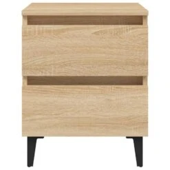 VidaXL Nachtkastje 40x35x50 Cm Spaanplaat Sonoma Eikenkleurig -Slaap Zone 968ae026ea314785a3395e72106f535a