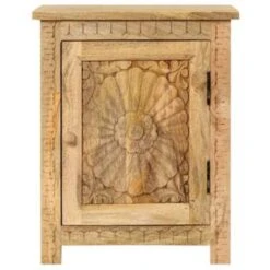 VidaXL Nachtkastje 40x30x50 Cm Massief Mangohout Bruin -Slaap Zone e4c9c039f9f1457f86560446c71dad2d